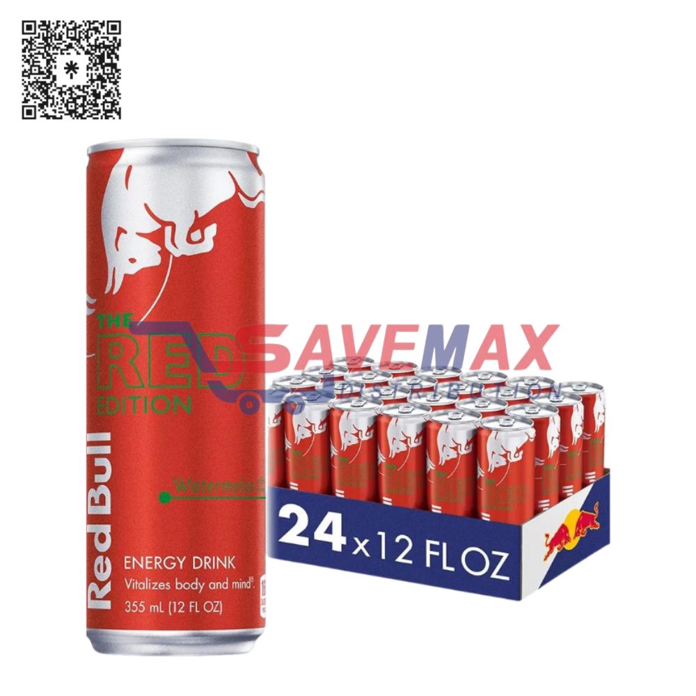 RED BULL WATERMELON 24/12OZ RED BULL WATERMELON 24/12OZ - Image 1