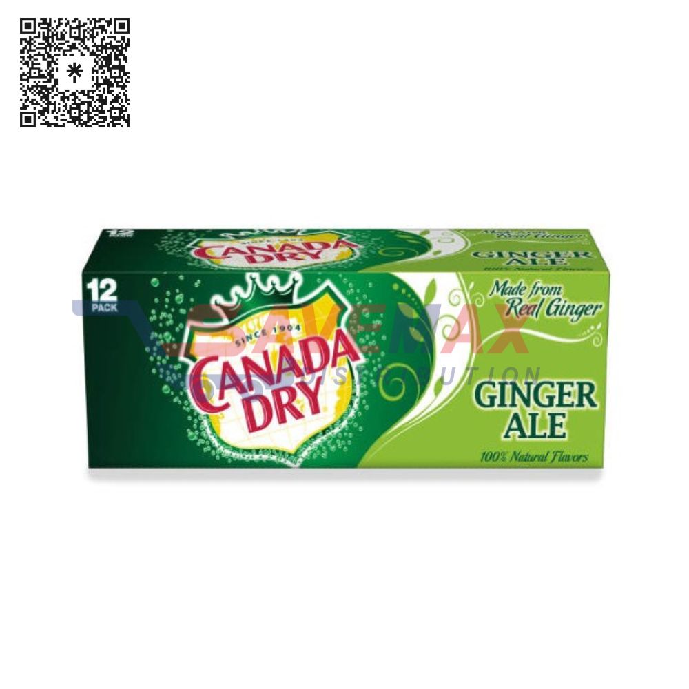 S00485 (1) CANADA DRY GINGER ALE 2X12/120Z - Image 1
