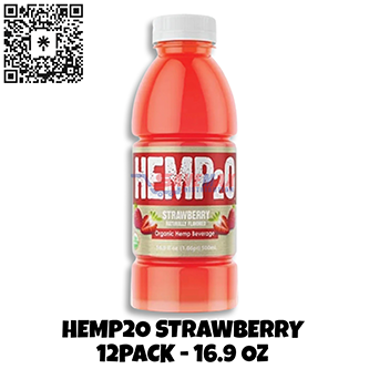 HEMP2O STRAWBERRY 12/16.9 OZ