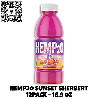 HEMP2O SUNSET SHERBERT 12/16.9 OZ