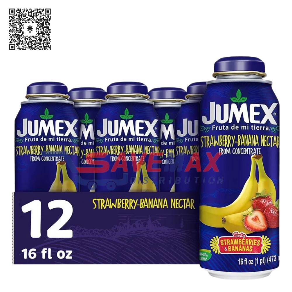 JUMEX STRAWBERRY BANANA 12PK/16OZ JUMEX STRAWBERRY BANANA 12PK/16OZ - Image 1