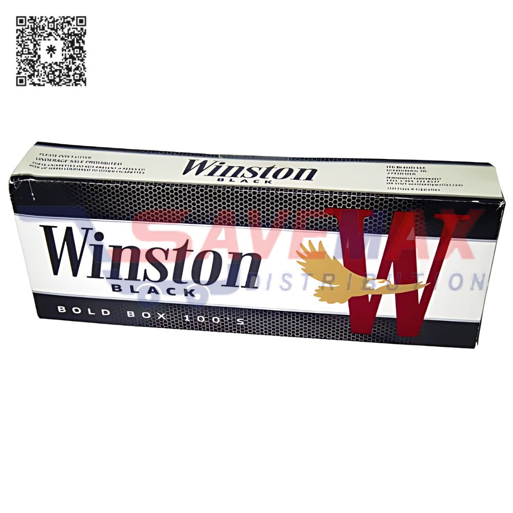 S00981 WINSTON BLACK 100 BX FSC 10 PK 1.00 OFF - Image 1
