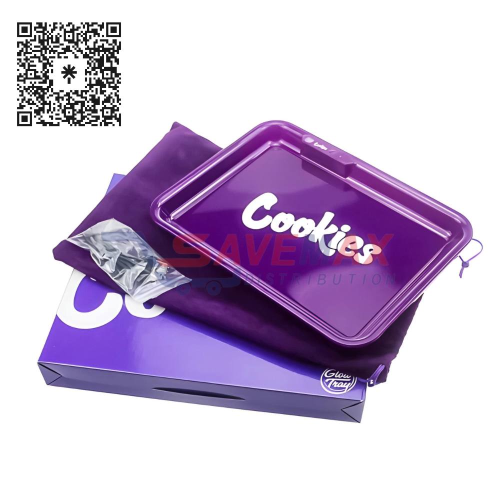 S00990 ACRYLIC COOKIES LIGHT UP ASH TRAY - Image 1