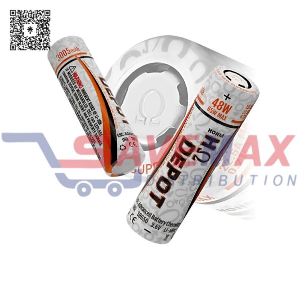 HOHM ADVANCED CHEM INR 18650 3.6V 2CT