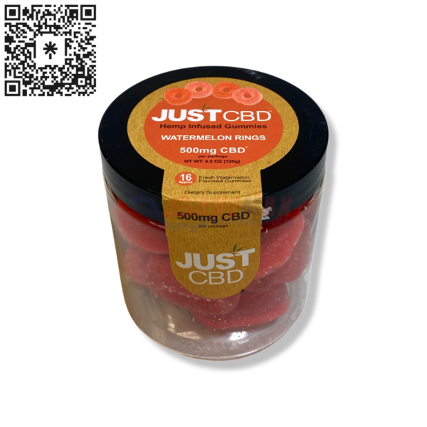 JUST CBD WATERMELON RINGS 500 MG