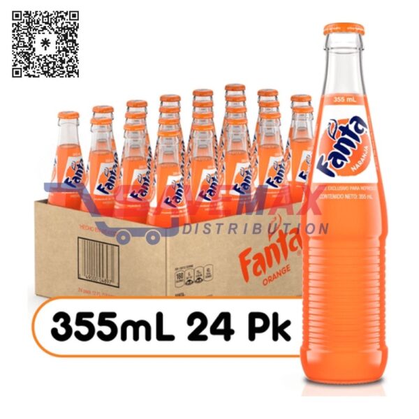 FANTA GLASS STRAWBERRY 24/355ML