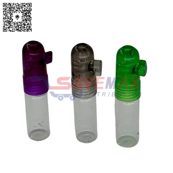 LARGE GLASS VIAL W/ BULLET