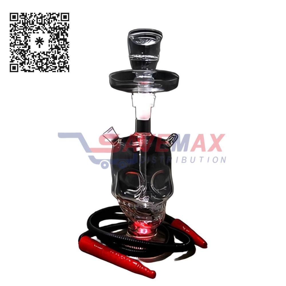 S04291 HOOKAH LED GLASS SUITE CASE - Image 1