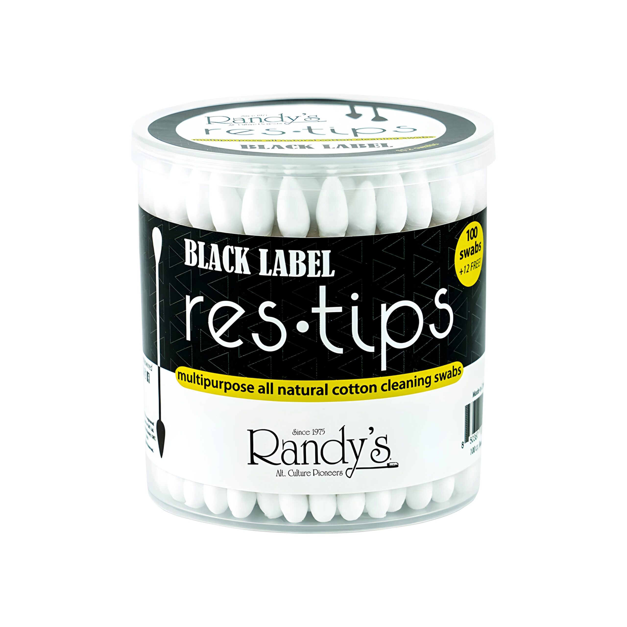 S04389.png RANDY'S RES-TIPS COTTON SWABS 6CT - Image 1