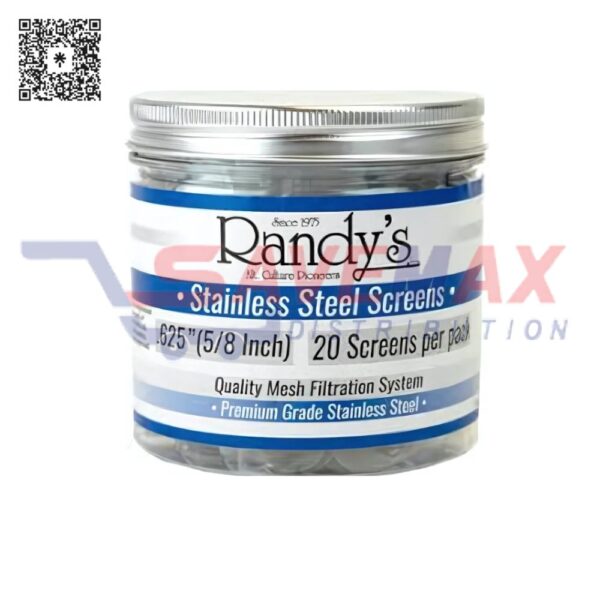 RANDY'S .625'' STAINLESS STEEL SCREEN 36CT