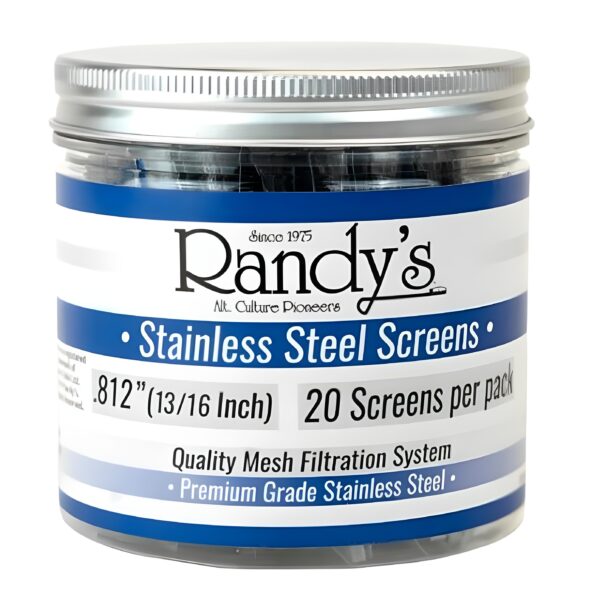 RANDY'S .812'' STAINLESS STEEL SCREEN 36CT