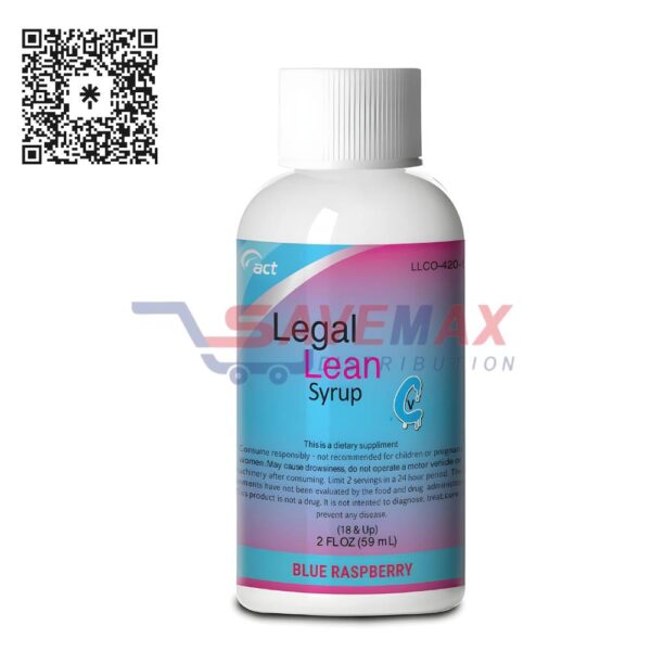 LEGAL LEAN BLUE RASPBERRY SYRUP 2OZ