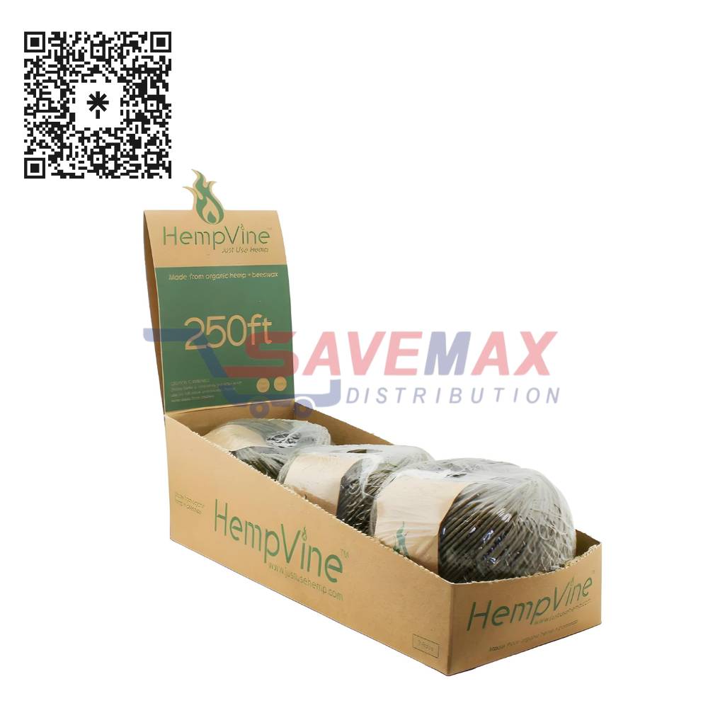 S05487 HEMPVINE WICK 250FT 24PK - Image 1