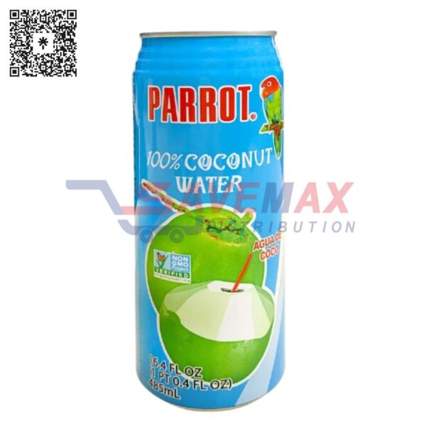 PARROT COCONUT WATER 100% 24PK/16.4 OZ