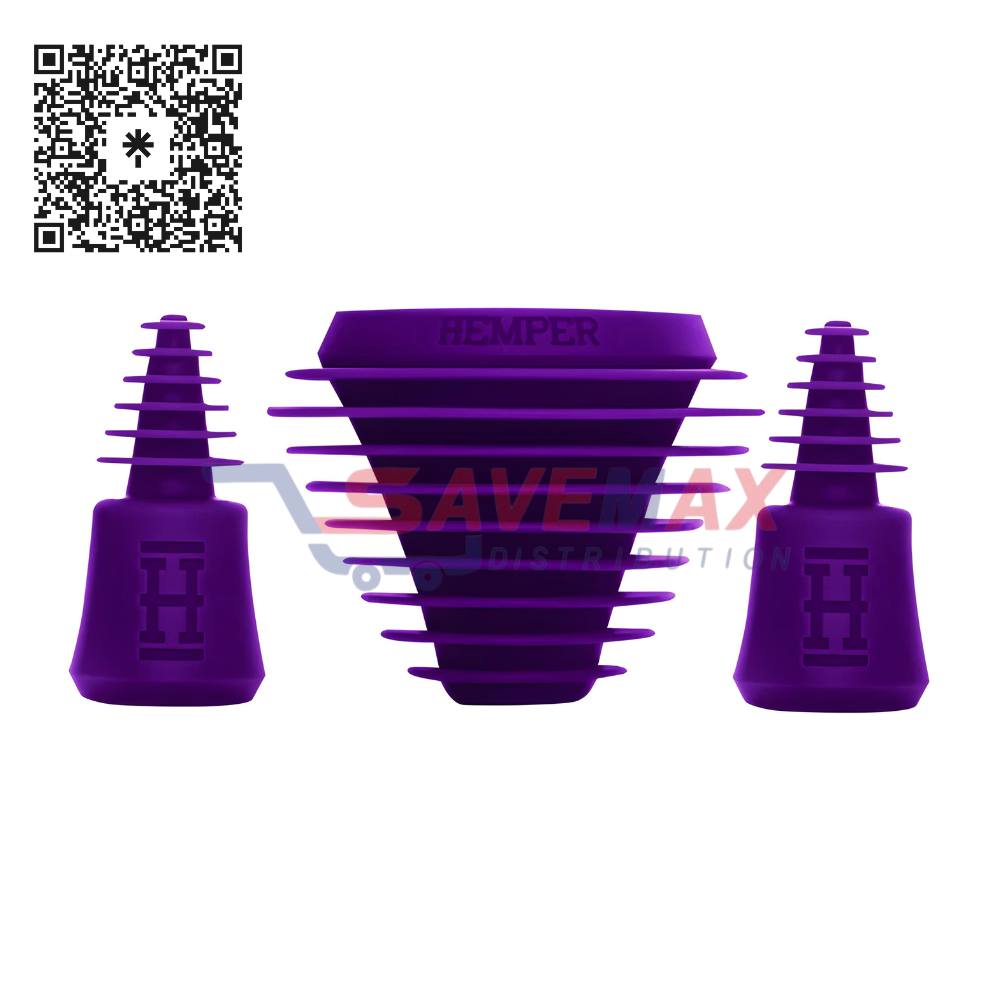 S05784 HEMPER TECH CLEANING PLUGS + CAPS 12CT - Image 1