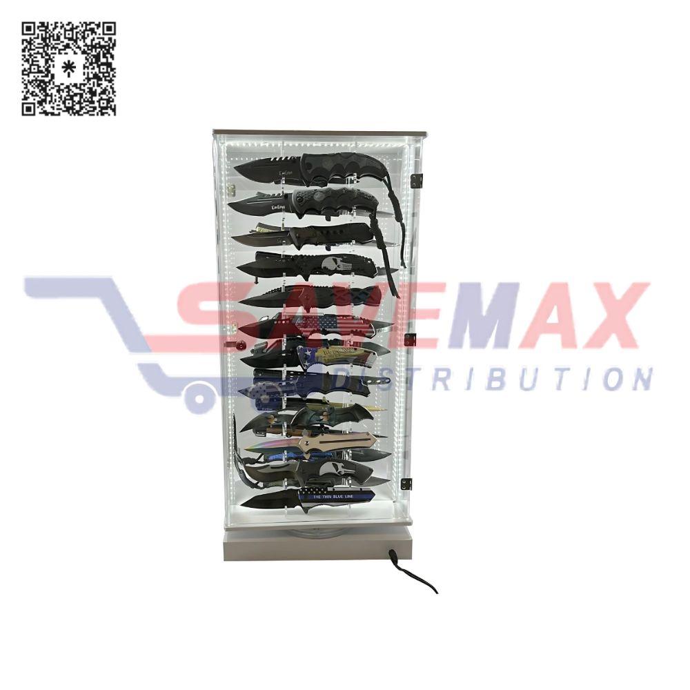 S05828 KNIFE DISPLAY 2 SIDED 24CT W/48 KNIVES - Image 1