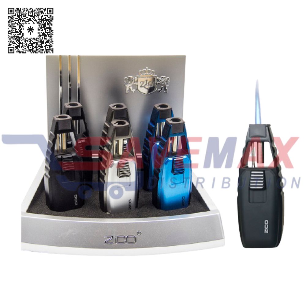 S05940 ZICO TORCH LIGHTER ZD-60 6CT - Image 1