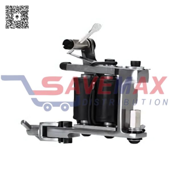 BLACK SHADER & LINER STAINLESS STEEL TATTOO MACHINE TM-07K