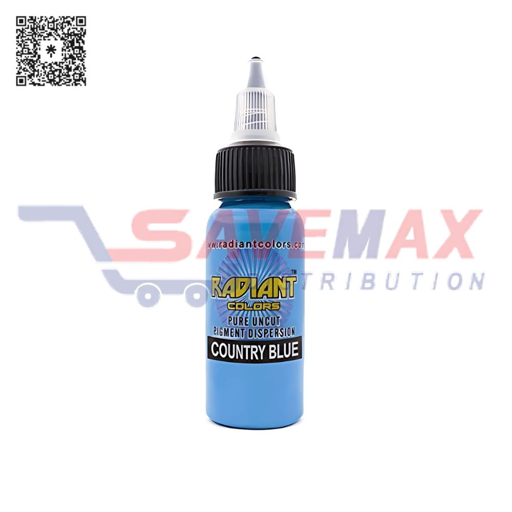 S06211 RADIANT TATTOO INK COUNTRY BLUE 0.5 OZ - Image 1