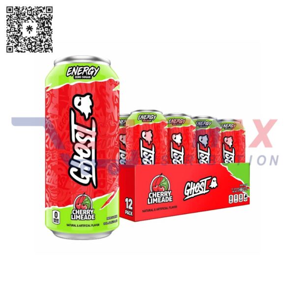 GHOST CHERRY LIMEADE 12/16OZ