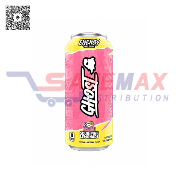 GHOST SOUR PINK LEMONADE 12/16OZ