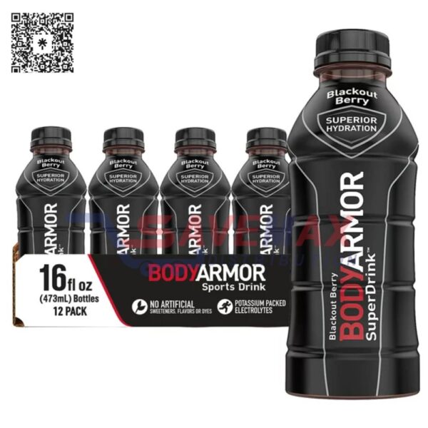 BODY ARMOR BLACKOUT BERRY 12/16OZ