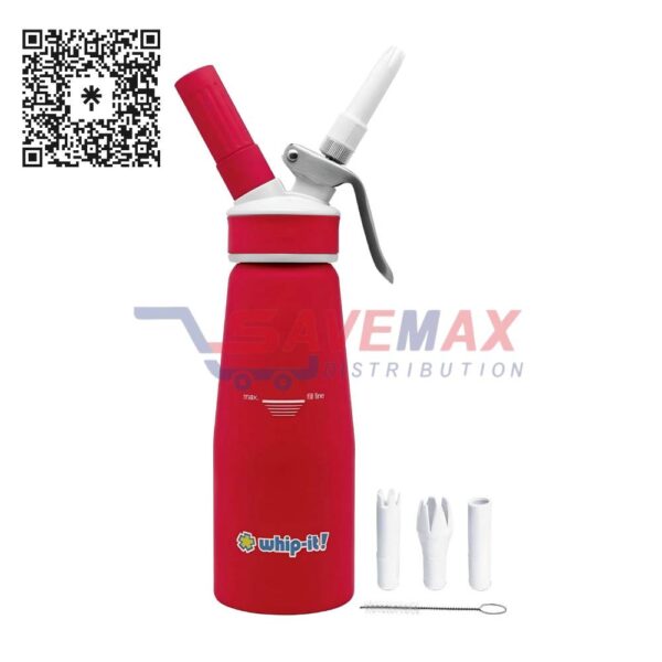 WHIP IT ACCENT RUBBERIZED CREAM DISPENSER 0.5 LITER