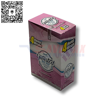 TWISTED HEMP WRAPS BUBBLE POP 15/4PK