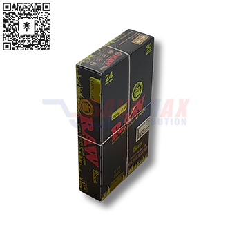 RAW BLACK ORGANIC PAPERS 1-1/4 24CT RAW BLACK ORGANIC PAPERS 1-1/4 24CT - Image 1