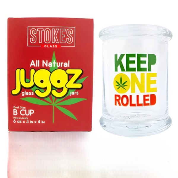 STOKES GLASS JARS B CUP 6OZ