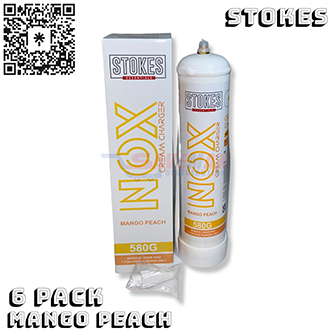 STOKES NOX CREAM CHARGER MANGO PEACH 580G