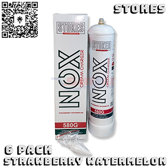 STOKES NOX CREAM CHARGER STRAWBERRY WATERMELON 580G