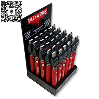 PACKWOODS BATTERY DISPLAY 900MAH 30CT