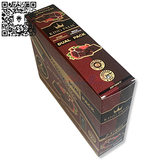 KING PALM DUAL KG POMEGRANATE & CHOCOLATE 20CT