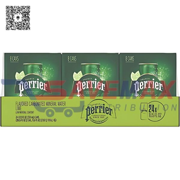 PERRIER MINERAL WATER LIME 24/11.5 OZ