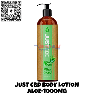 JUST CBD BODY LOTION ALOE 1000MG