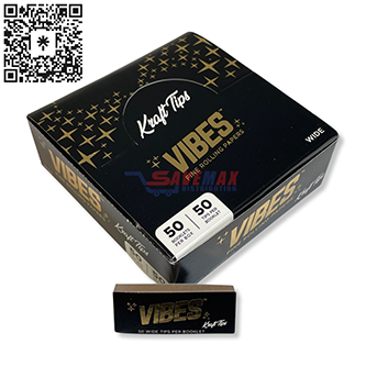 VIBES KRAFT TIPS WIDE 50/50CT