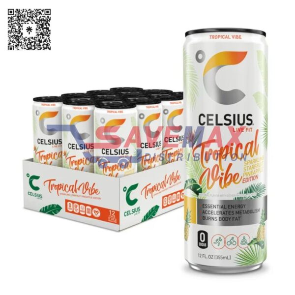CELSIUS TROPICAL VIBE 12/12OZ