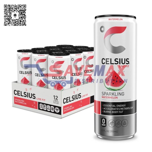 CELSIUS WATERMELON 12/12OZ
