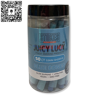 JUICY LUCY BLUE CONES 53MM 50CT