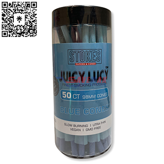 JUICY LUCY BLUE CONES 98MM 50CT