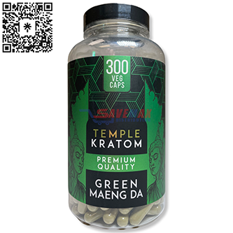 TEMPLE KRATOM GREEN MAENG DA 300 CAPS