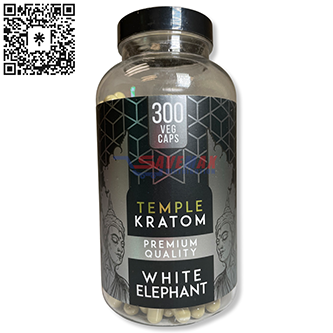 TEMPLE KRATOM WHITE ELEPHANT 300 CAPS