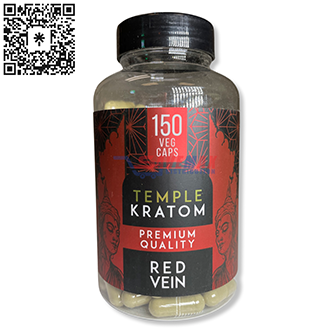 TEMPLE KRATOM RED VEIN 150 CAPS