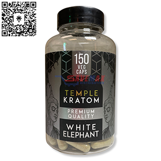 TEMPLE KRATOM WHITE ELEPHANT 150 CAPS