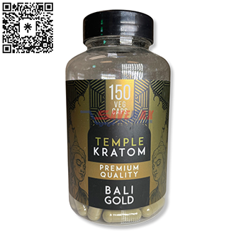 TEMPLE KRATOM BALI GOLD 150 CAPS