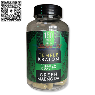 TEMPLE KRATOM GREEN MAENG DA 150 CAPS