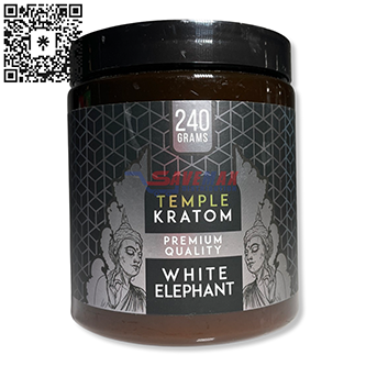 TEMPLE KRATOM WHITE ELEPHANT 240 GRAMS