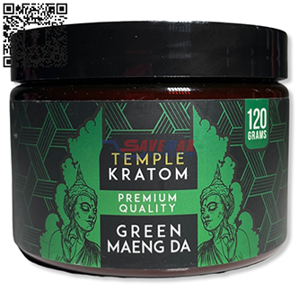 TEMPLE KRATOM GREEN MAENG DA 120 GRAMS
