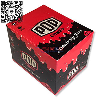 POP CONES STRAWBERRY JAM KG 24/3CT